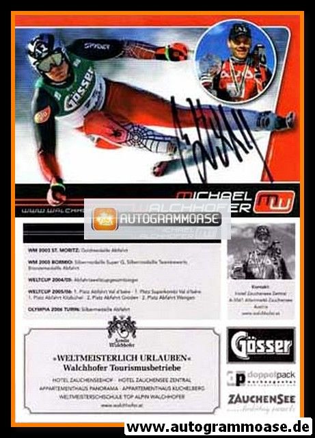 Autogramm Ski Alpin | Michael WALCHHOFER | 2006 (Web Site)
