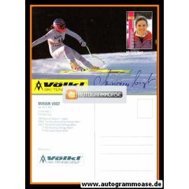 Autogramm Ski Alpin | Miriam VOGT | 1990 (Collage Color) Völkl