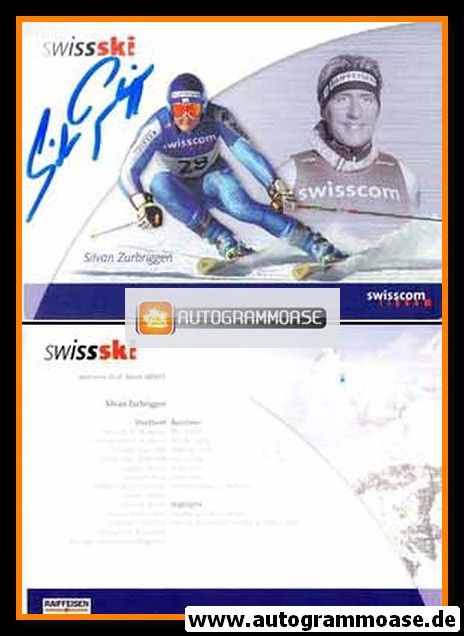 Autogramm Ski Alpin | Silvan ZURBRIGGEN | 2004 (Swiss Ski)