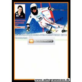 Autogramm Ski Alpin | Stephanie BRUNNER | 2012 Foto (Rennszene)