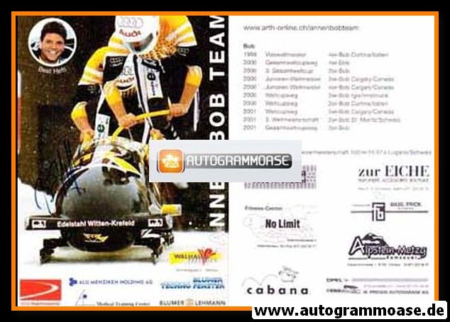 Autogramm Bob | Beat HEFTI | 2000er (Team Annen)