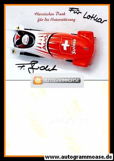 Autogramm Bob | Francoise BURDET | 2004 Foto (Rennszene) 1