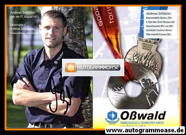 Autogramm Langlauf | Andreas SCHLÜTTER | 2006 (Osswald)