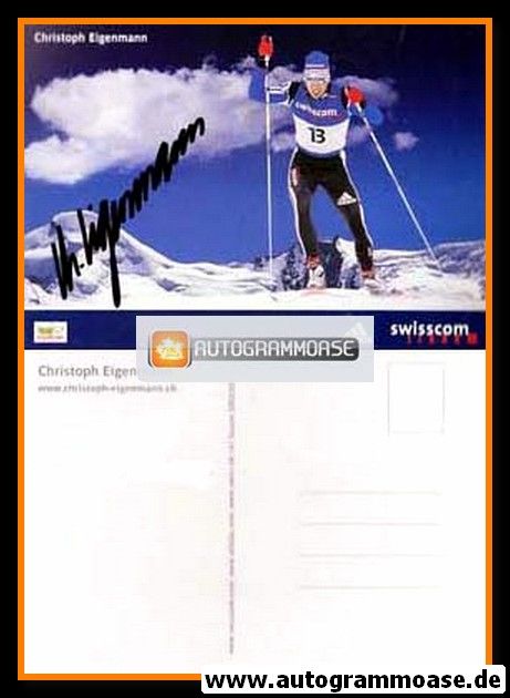Autogramm Langlauf | Christoph EIGENMANN | 2002 (Swiss Ski)