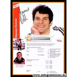 Autogramm Langlauf | Hannes DOTZLER | 2010 (Viessmann)