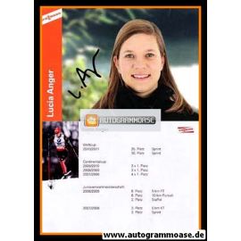 Autogramm Langlauf | Lucia ANGER | 2010 (Viessmann)