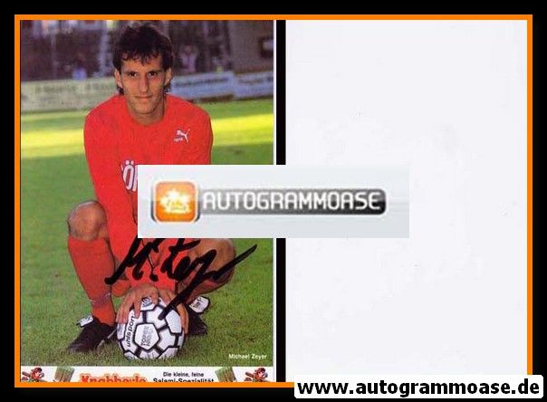 Autogramm Fussball | SC Freiburg | 1991 | Michael ZEYER