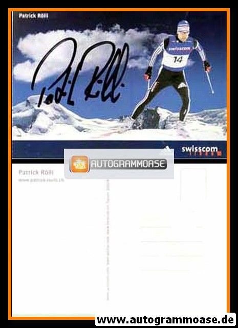 Autogramm Langlauf | Patrick RÖLLI | 2002 (Swiss Ski)