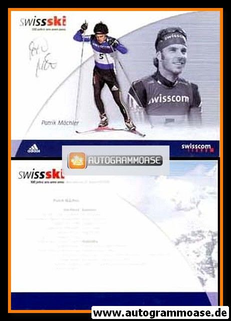 Autogramm Langlauf | Patrik MÄCHLER | 2003 (Swiss Ski)
