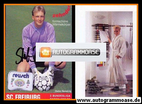 Autogramm Fussball | SC Freiburg | 1992 | Stefan BENEKING (1)
