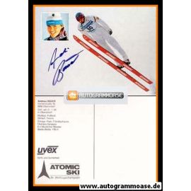 Autogramm Skispringen | Andreas BAUER | 1990er (Atomic Uvex)