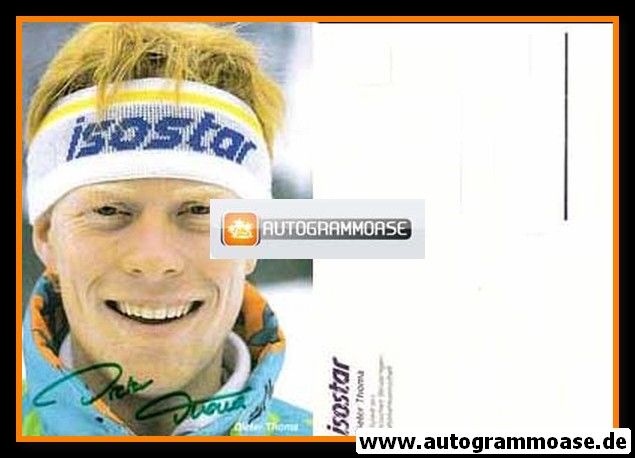 Autogramm Skispringen | Dieter THOMA | 1990er (Isostar)