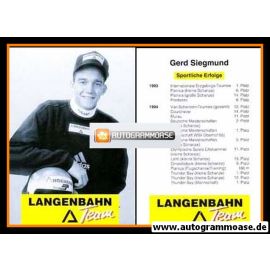 Autogramm Skispringen | Gerd SIEGMUND | 1994 (Flugszene Color) Langenbahn