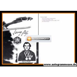 Autogramm Skispringen | Henry GLASS | 1976 (Collage SW DDR) OS-Bronze