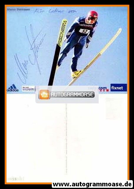 Autogramm Skispringen | Marco STEINAUER | 2001 (Swiss Ski)
