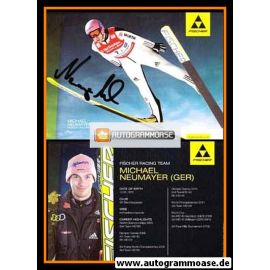 Autogramm Skispringen | Michael NEUMAYER | 2011 (Flugszene Color Fischer) OS-Silber