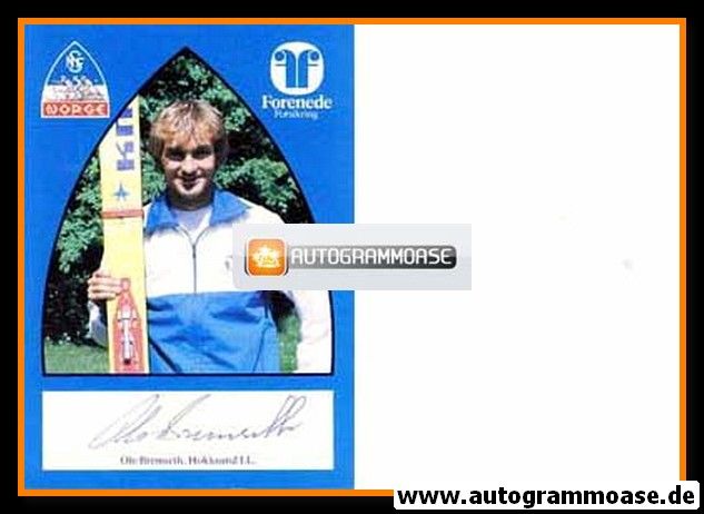Autogramm Skispringen | Ole BREMSETH | 1980er (Forenede)