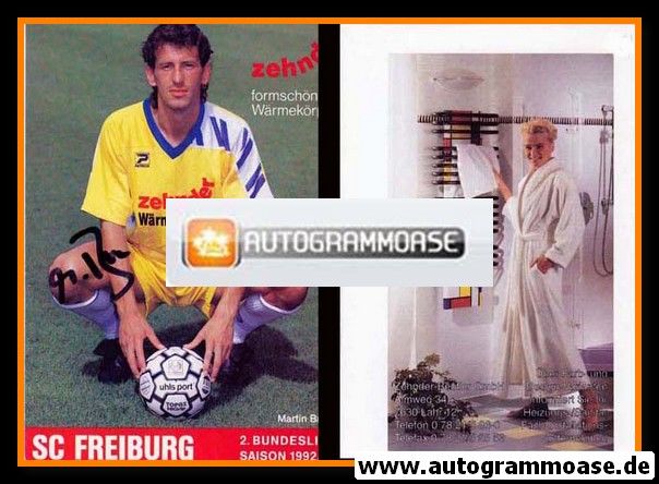 Autogramm Fussball | SC Freiburg | 1992 | Martin BRAUN