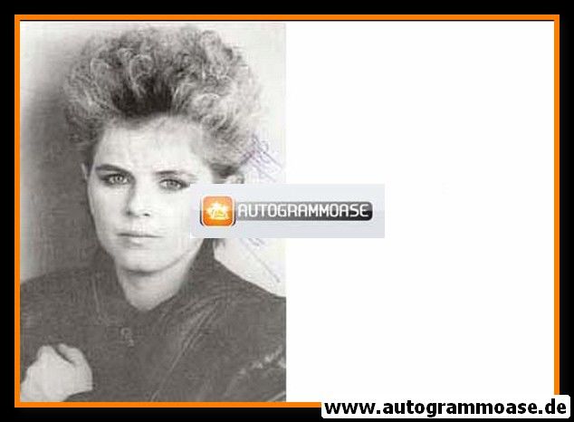 Autogramm Schlager | Marina HESS | 1980er (Portrait SW)