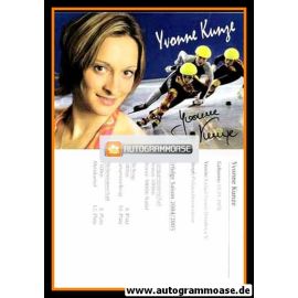 Autogramm Eisschnelllauf | Yvonne KUNZE | 2004 (Colllage)