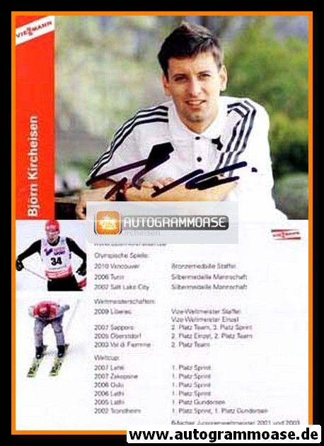 Autogramm Nordische Kombination | Björn KIRCHEISEN | 2010 (Viessmann)