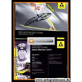Autogramm Nordische Kombination | Mario STECHER | 2008 (Flugszene Fischer) OS-Gold