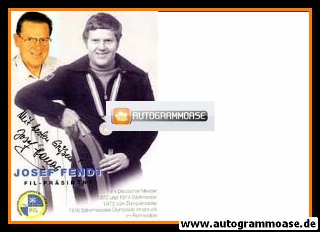 Autogramm Rodeln | Josef FENDT | 2000er (FIL)