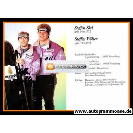 Autogramme Rodeln | Steffen SKEL + Steffen WÖLLER | 1993 (Portrait Color)