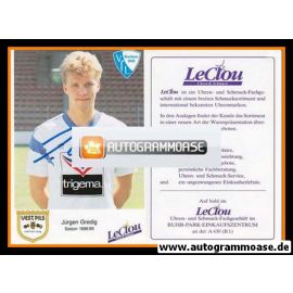 Autogramm Fussball | VfL Bochum | 1988 | J&uuml;rgen GREDIG