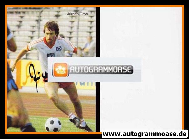 Autogramm Fussball | Hamburger SV | 1982 | Jürgen GROH