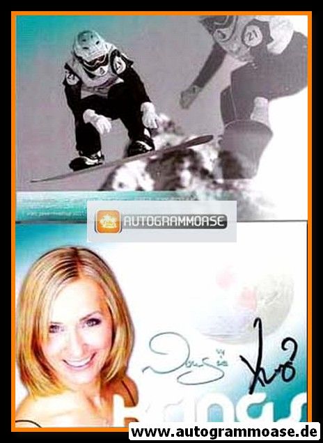 Autogramm Snowboard | Doresia KRINGS | 2007 (Portrait Color)