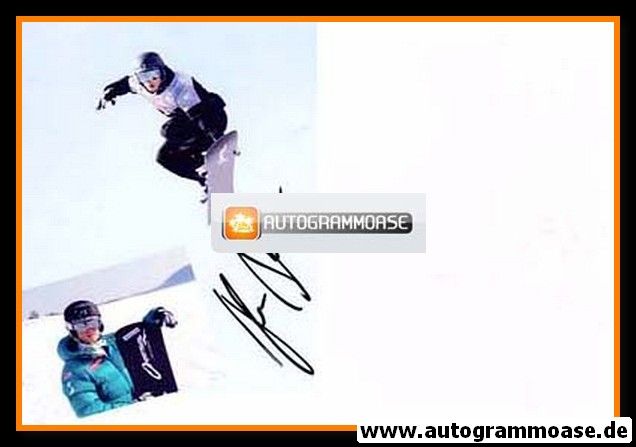 Autogramm Snowboard | Hanno DOUSCHAN | 2000er Foto (Rennszene)