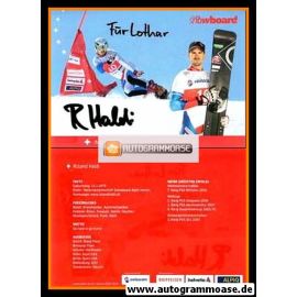 Autogramm Snowboard | Roland HALDI | 2009 (Swiss Ski)