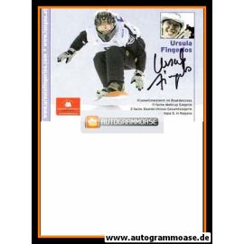 Autogramm Snowboard | Ursula FINGERLOS | 2000er (Rennszene)