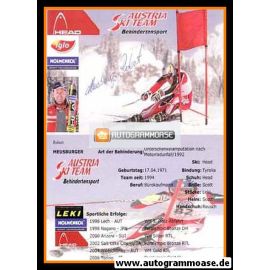 Autogramm Paralympics | Ski Alpin | Robert MEUSBURGER | 2006 (Austria Team)