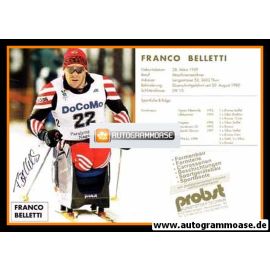 Autogramm Paralympics | Langlauf | Franco BELLETTI | 1990er (Rennszene Color)