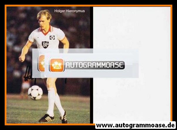 Autogramm Fussball | Hamburger SV | 1982 | Holger HIERONYMUS