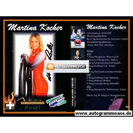 Autogramm Bob | Martina KOCHER | 2010 (Riedel)