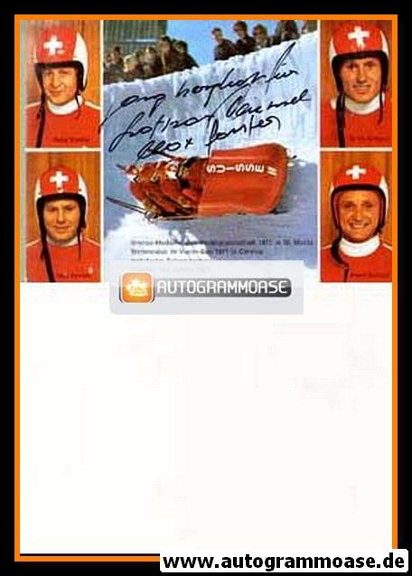 Autogramm Bob | Max FORSTER | 1971 (Team Suisse)