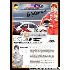 Autogramm Tourenwagen | Anja KRAUSE (Seyffarth 2000)