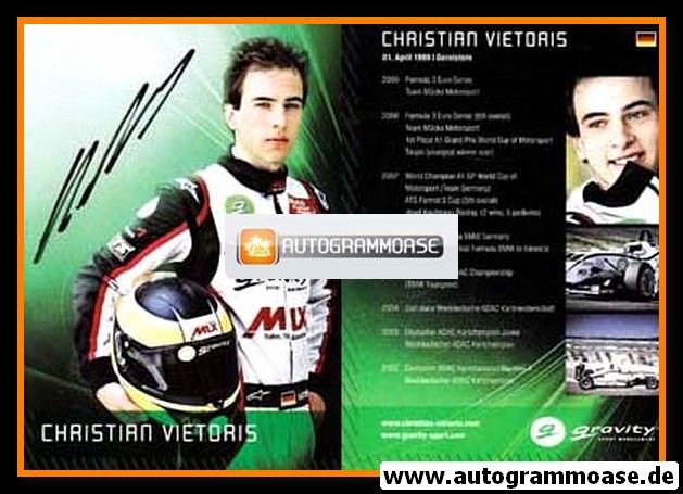 Autogramm Tourenwagen | Christian VIETORIS | 2009 (Gravity)