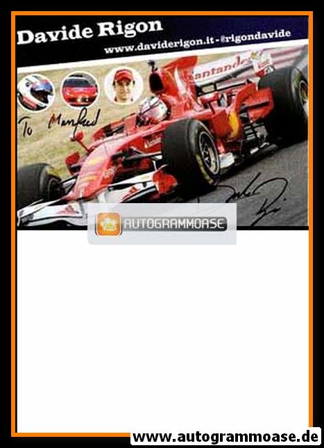 Autogramm Tourenwagen | Davide RIGON | 2000er (Web Site)