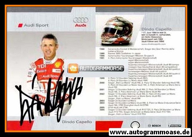 Autogramm Tourenwagen | Dindo CAPELLO | 2006 (Audi Sport)