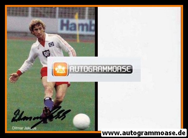 Autogramm Fussball | Hamburger SV | 1982 | Ditmar JAKOBS