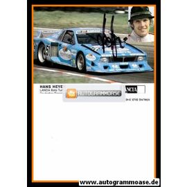 Autogramm Tourenwagen | Hans HEYER | 1980 (Rennszene Lancia)