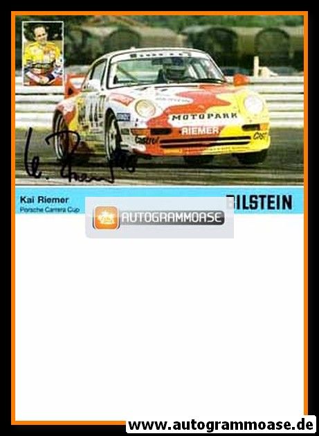 Autogramm Tourenwagen | Kai RIEMER | 1990er (Porsche Carrera)
