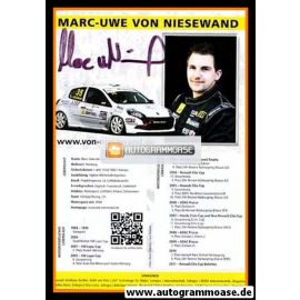 Autogramm Tourenwagen | Marc-Uwe VON NIESEWAND | 2011 (Collage)
