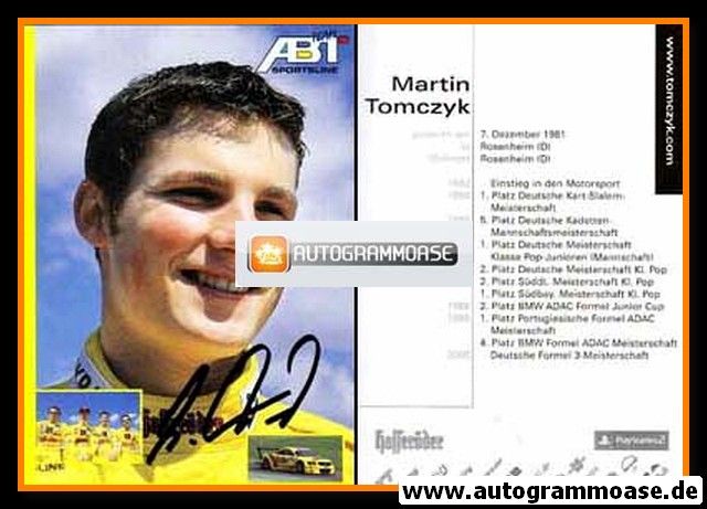 Autogramm Tourenwagen | Martin TOMCZYK | 2000 (Abt)