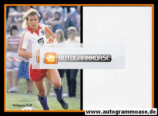 Autogramm Fussball | Hamburger SV | 1982 | Wolfgang ROLFF