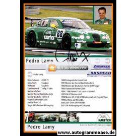Autogramm Tourenwagen | Pedro LAMY | 2001 (Zakspeed)